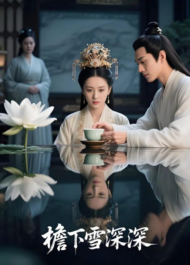 檐下雪深深